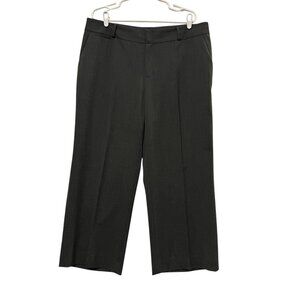 Lauren Ralph Lauren women’s wool pants Gray Size 16W Pockets Zipper Wide Leg
